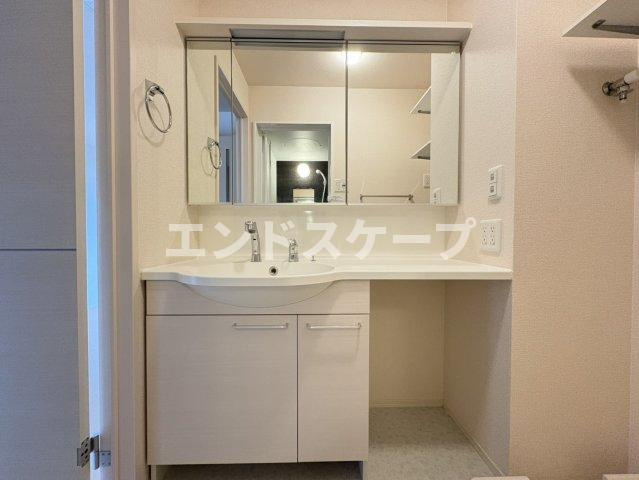 プレシャス上大島　Ⅱの洗面所|高崎、前橋エリアのお部屋探しはエンドスケープまで！お客様の理想お聞かせ下さい♪