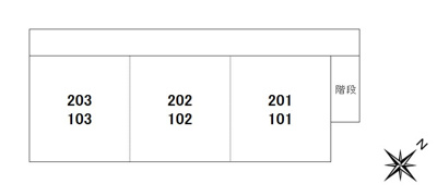【区画図】 | 河本アパートＡ