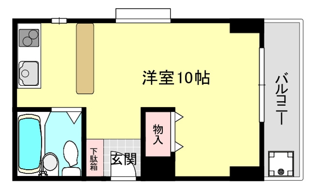 【間取り】 | キングコーポラスⅡ
