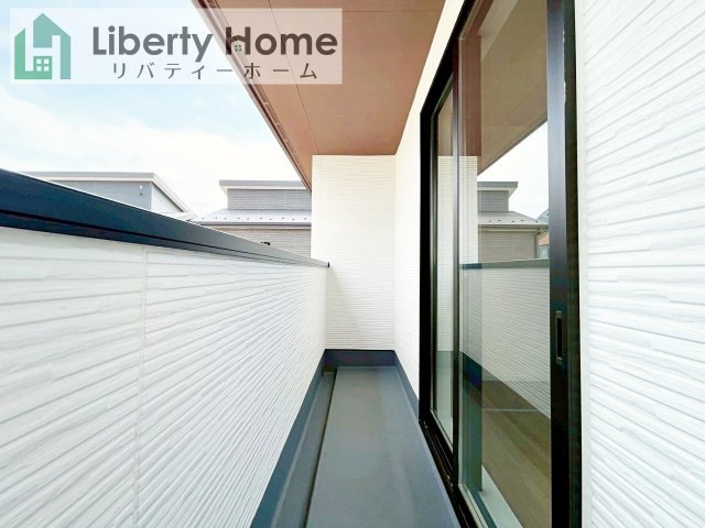 水戸市河和田町1期　新築戸建　4号棟のバルコニー