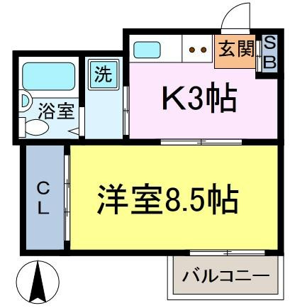カーサヴィア船堀の間取り
