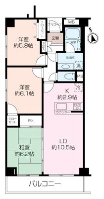 ~ペット飼育可能(細則有)~アークノヴェル衣笠の画像