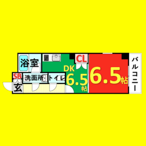 パラシオ　名古屋市賃貸　仲介手数料無料の間取り