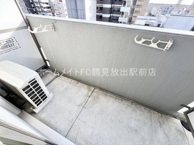 大阪市城東区今福東１丁目の賃貸マンションのバルコニー