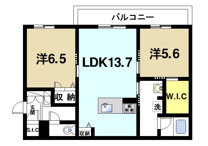 エクセレント　新大宮の間取り