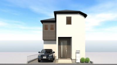 【外観パース】 | 霞ヶ丘３丁目　新築戸建