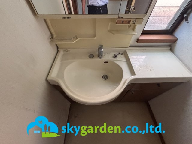 伊勢原市高森台２丁目　中古戸建の独立洗面台