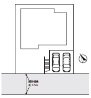 伊勢原市高森台２丁目　中古戸建の区画図