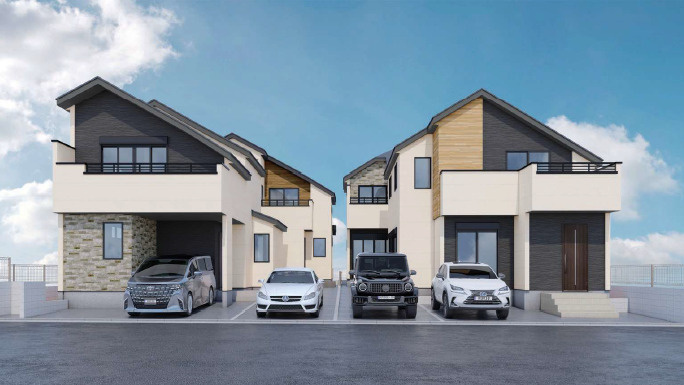 練馬区早宮4丁目　多様な間取りプラン　快適エリア限定4棟の外観|4号棟