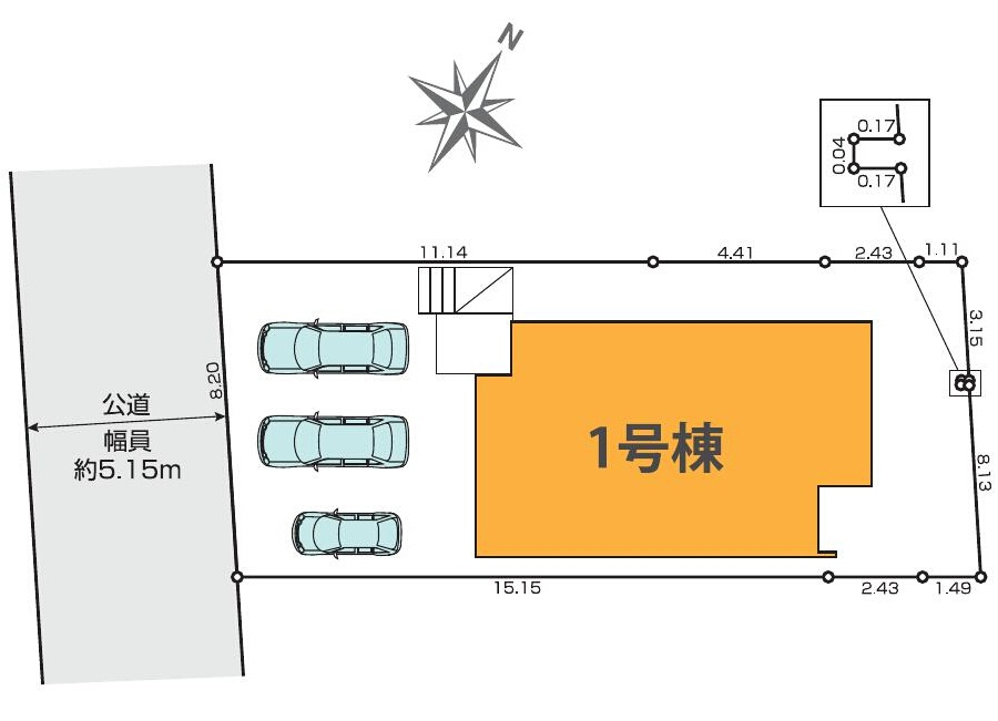 【内覧動画公開中！】三鷹市大沢４丁目 京王線 調布駅 新築戸建の区画図