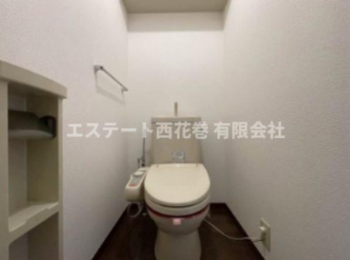 サンヴェルデ西大通 Dのトイレ|洗浄機能付き暖房便座