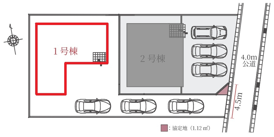 Terrechez天白区梅が丘2期　全2棟　新築戸建の区画図