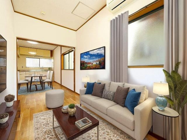 俵口町1513番地戸建の居間・リビング|CGで家具等を配置したもので家具等は含まれません