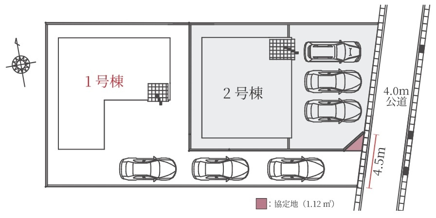 Terrechez天白区梅が丘2期　全2棟　新築戸建の区画図