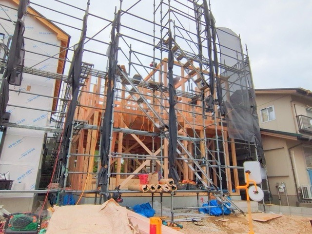 ファーストタウン豊明市第7二村台　全2棟　新築戸建の外観|5/1撮影