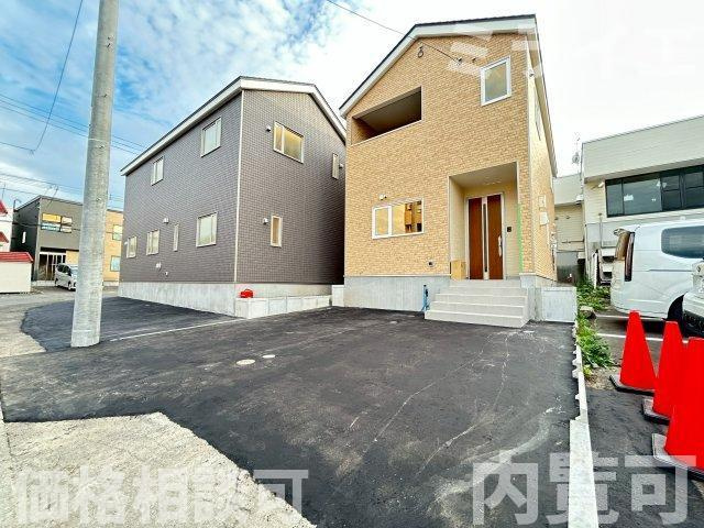 【新築戸建】札幌市手稲区稲穂2条7丁目3棟の駐車場|駐車2台可