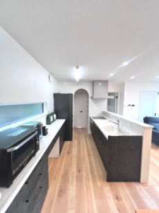 富田東展示場　ルミナス　戸建てのキッチン