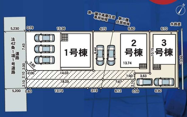秦野市曽屋新築戸建て　第27-3号棟の区画図|区画図「秦野市曽屋新築戸建て」