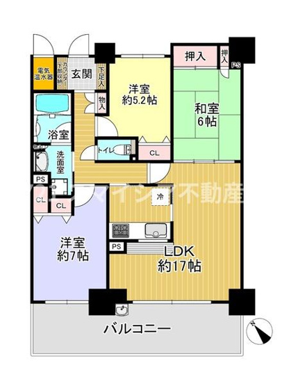 【間取り】 | リバティパーク枚方D棟