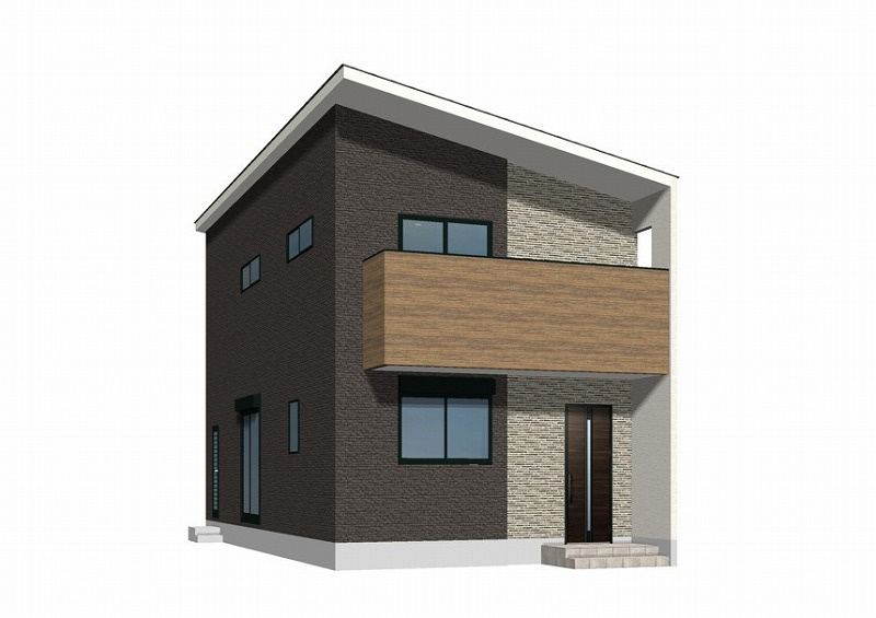 ARCHI DAYS－アーキデイズ－小倉南区上吉田1丁目【小倉南区　新築戸建て】の外観パース|ARCHI DAYS－アーキデイズ－小倉南区上吉田1丁目【小倉南区　新築戸建て】