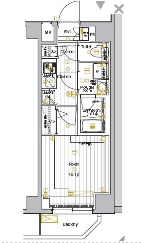品川区北品川４丁目の賃貸マンション