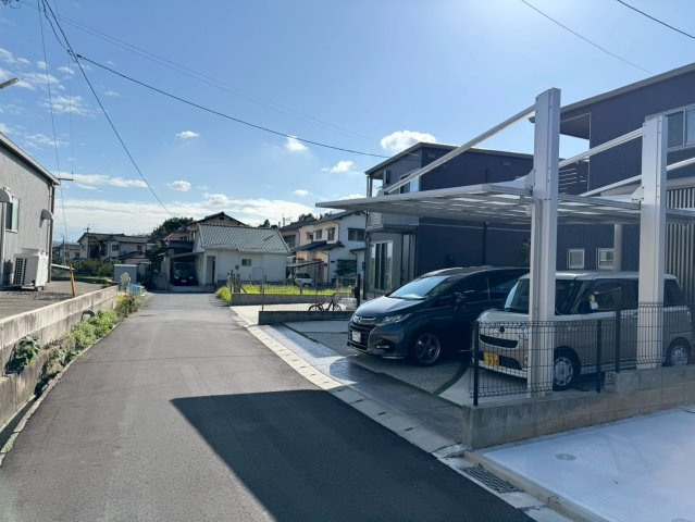 SUN COURTーサンコート－小倉南区上吉田1丁目【小倉南区　新築戸建て】の前面道路含む現地写真|吉田小5分、吉田中3分と通学楽々♪【小倉南区　新築戸建て】