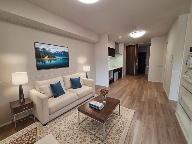 (シニア限定)グラン・シャリオ２昭和記念公園の居間・リビング|CG家具のため実際は家具が付きません