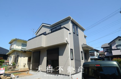 【外観】 | 海老名市国分寺台３丁目　新築戸建て　全１棟【仲介手数料無料】 | ※令和7年7月下旬に撮影
