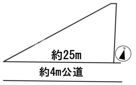 ６５３６０　岐阜市日置江土地の区画図