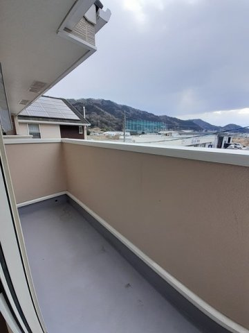 フリーデＡ棟のバルコニー