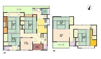 【間取り】 | 伊東市新井　戸建
