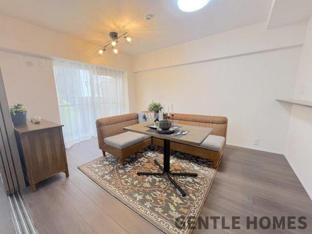 朝日プラザ大橋南の居間・リビング