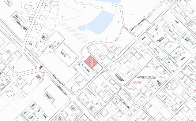 【土地図】 | 都城市都原町　700万円