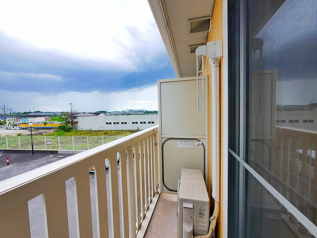 エスペランサ木津のバルコニー