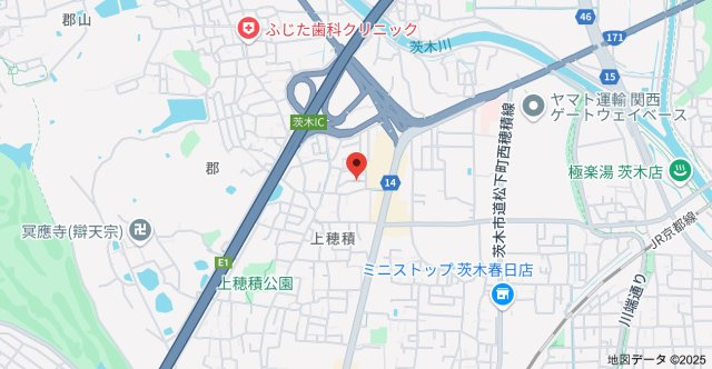 上穂積住宅１棟の地図