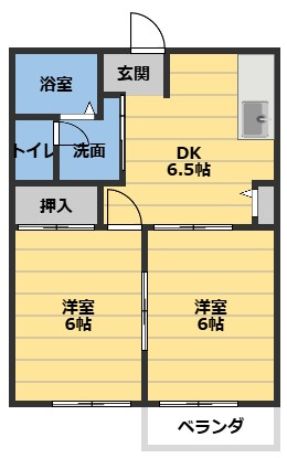 セントヒルズDの間取り