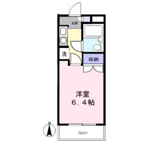 １Kタイプのお部屋です。