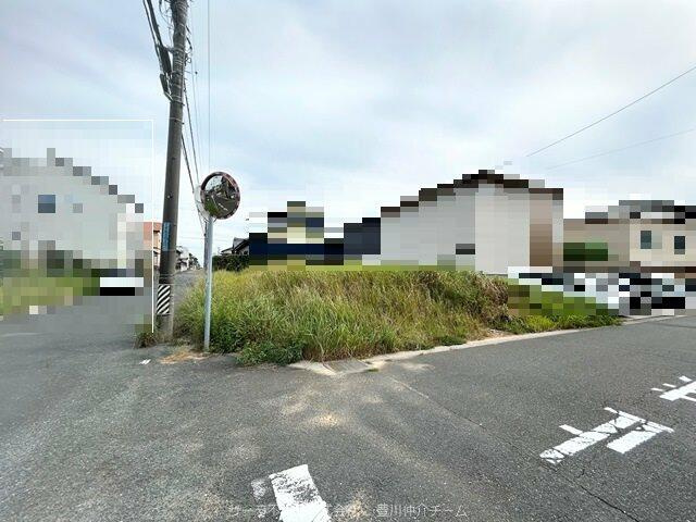 売地　豊橋市佐藤4丁目10番1の外観|現地写真　二方道路角地です