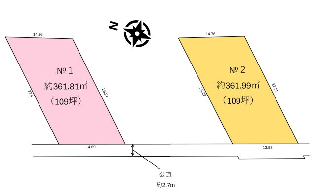 狭山市大字上奥富の売地