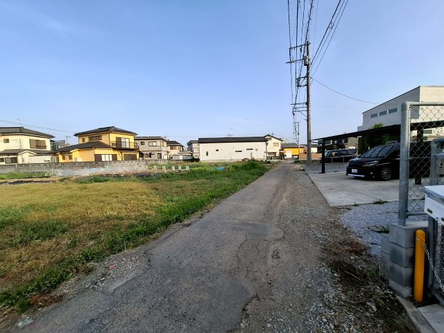 狭山市大字上奥富の売地の外観
