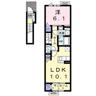 【間取り】 | フルール・ド・ヴィオレット