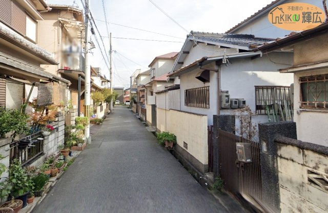明石市二見町福里　土地の前面道路含む現地写真