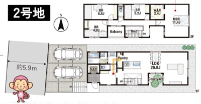 【参考プラン】 | 高槻市日吉台二番町　建築条件付売土地