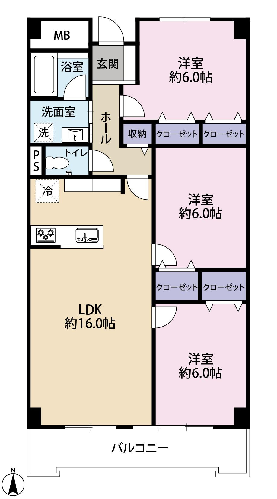 メロディーハイム大日の間取り|間取り図はいかがですか？ご希望を叶える間取りですか？リビングの広さは？水回りの位置は？カウンターキッチン？など色々な情報が集約されています。弊社ではリフォームなどのご相談も承っております。