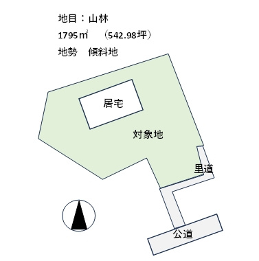 【区画図】 | 丹波篠山市大藤　戸建て1