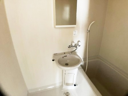 関アパート２の洗面所