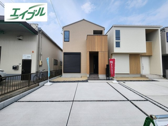 小牧市大字久保一色　新築戸建　C棟の外観|「田県神社前」駅　徒歩１０分。