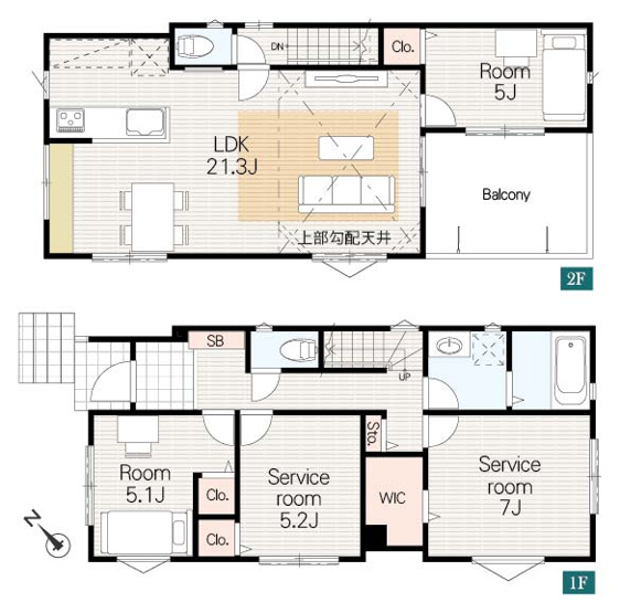 【外観】 | ◇◆茅ヶ崎市松が丘 新築戸建 全3棟【NO,B】◆◇ | 【B号棟外観】徒歩10分圏内に小中学校がありお子様のいるご家族も安心の住環境です！