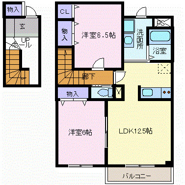 グリーンウッズの間取り|間取図