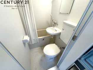 洗面台も近くにあって使いやすい！